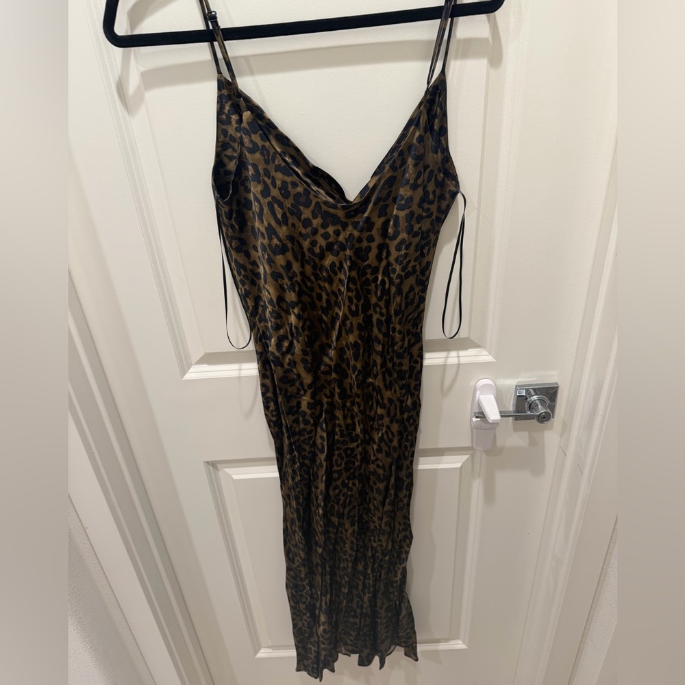 Zara Satin Midi Dress - Picture 2 of 3